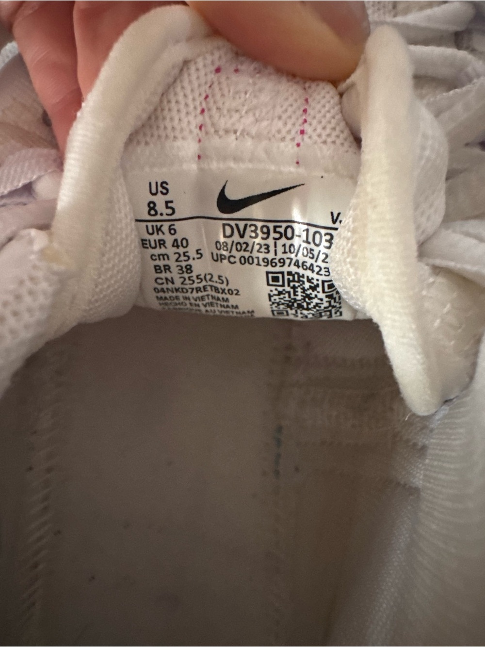 Nike Free Metcon 5 Women's Workout Shoes White/Aquarius Blue Size 8.5 - Picture 8 of 10